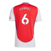 Pánský Fotbalový dres Arsenal Gabriel Magalhaes #6 2024-25 Domácí Krátký Rukáv